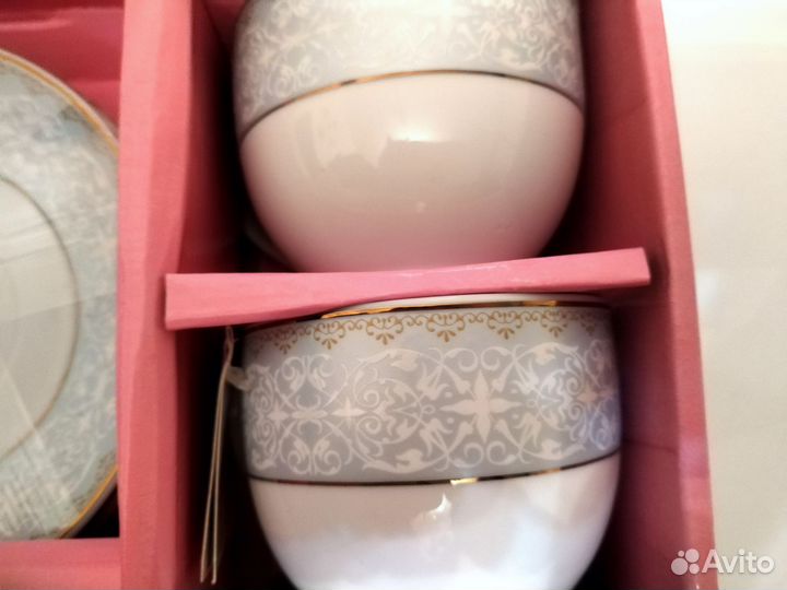 Чайный сервиз, тонкий фарфор