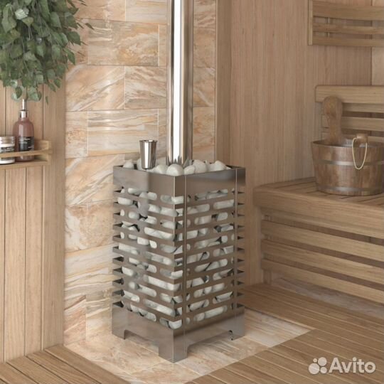 Печь для бани aston 12 inox стекло