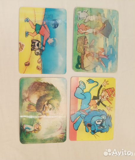 Переливные календарики СССР