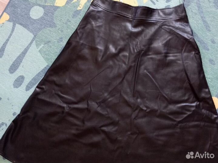 Юбка эко-кожа