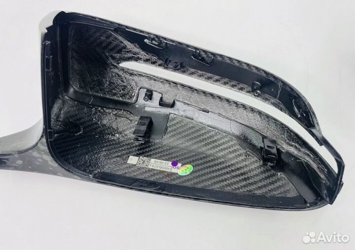 Накладки зеркал BMW G11 M5 look кованый карбон