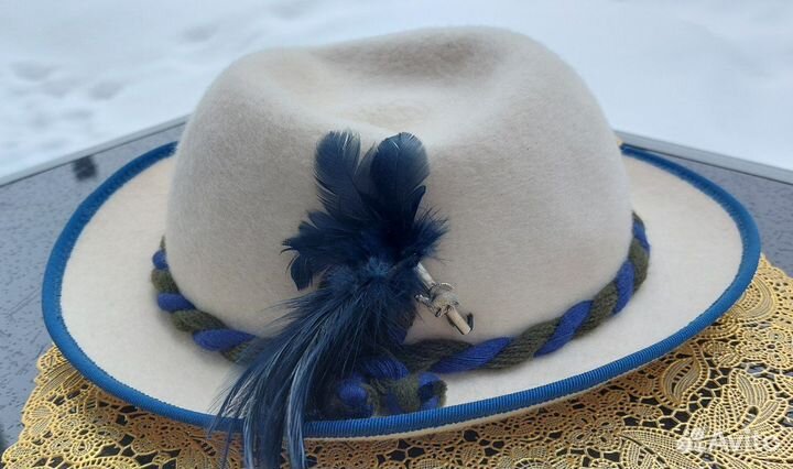 Тирольская шляпа винтажная