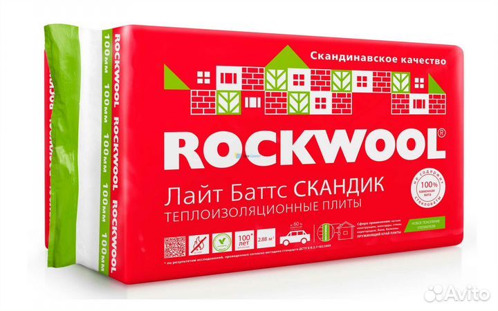 Rockwool лайт баттс скандик