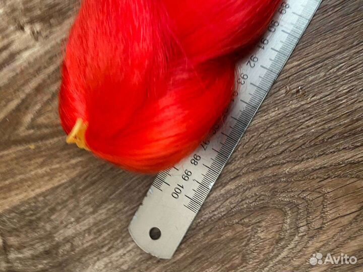 Канекалон красный 1 метр