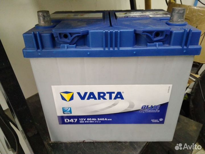 60Ач Аккумулятор б/у Varta D47 (2016г.в.)