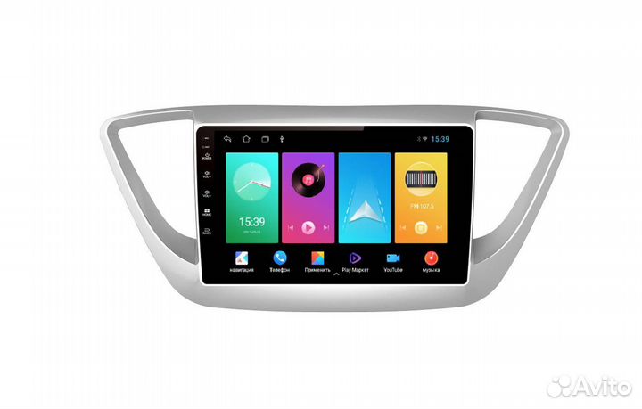 Автомагнитола для Hyundai Solaris 2017+ на Android