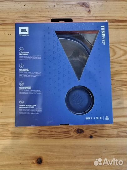 Bluetooth-гарнитура JBL Tune 500BT Синий