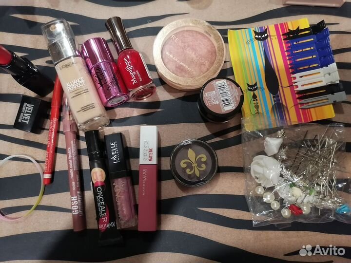 Косметика пакетом б/у, Шпильки новые