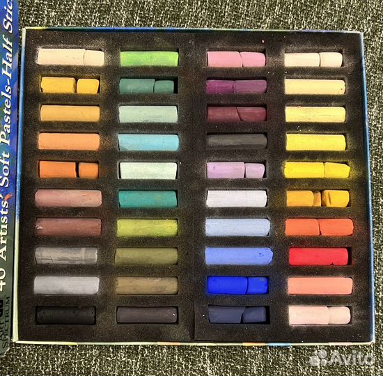 Сухая пастель Art Spectrum, набор из 40 полустиков