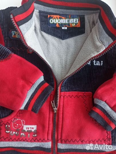 Демисезонный костюм 80-86