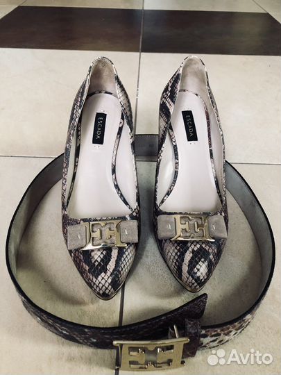 Туфли и ремень Escada (оригинал)