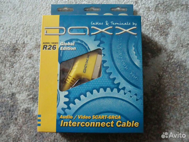 Кабель Daxx, скарт - 6 rca