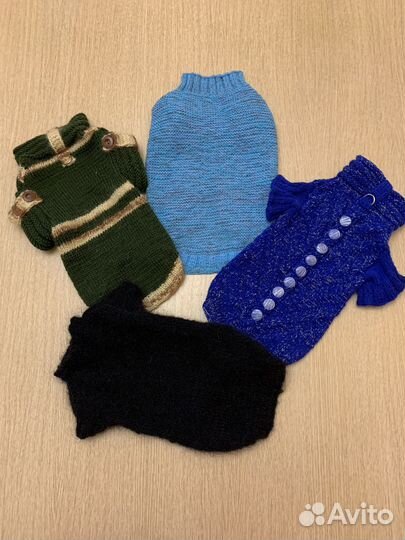 Вязанные комбинезон/свитер/жилет для собачки,щенка