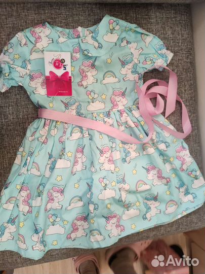 Пакет новых вещей для девочки 92