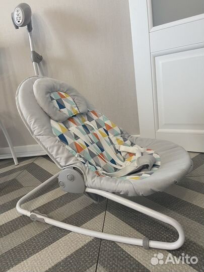 Детские качели шезлонг с рождения