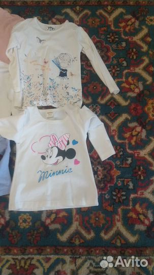 Лонгслив для девочки 92