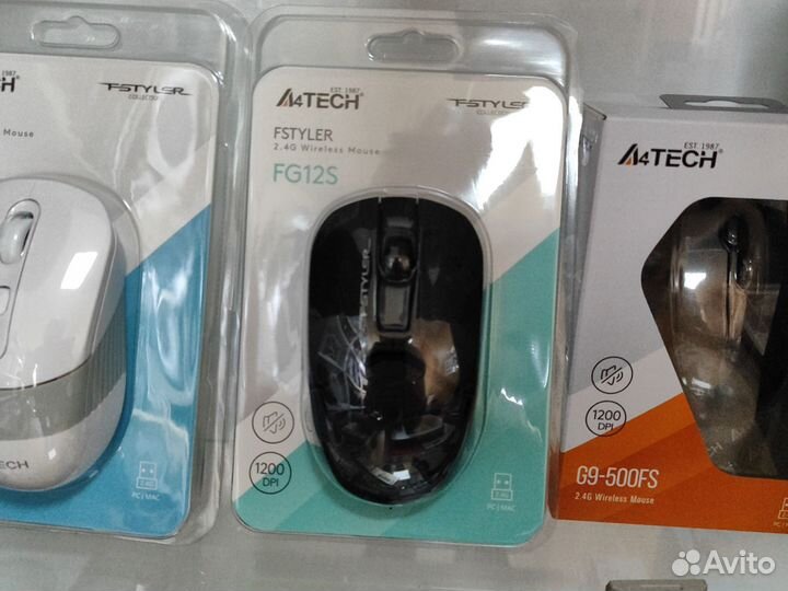 Мышь A4Tech Fstyler FG12S беспроводная