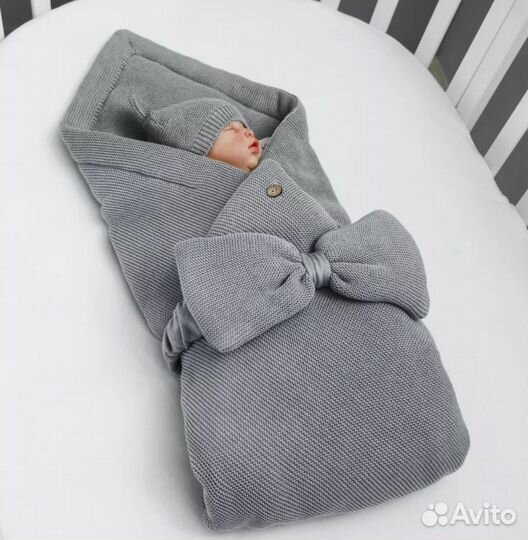 Конверт на выписку вязаный