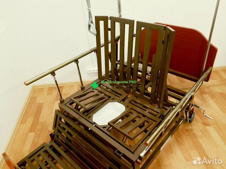 Кровать медицинская механическая для лежачих