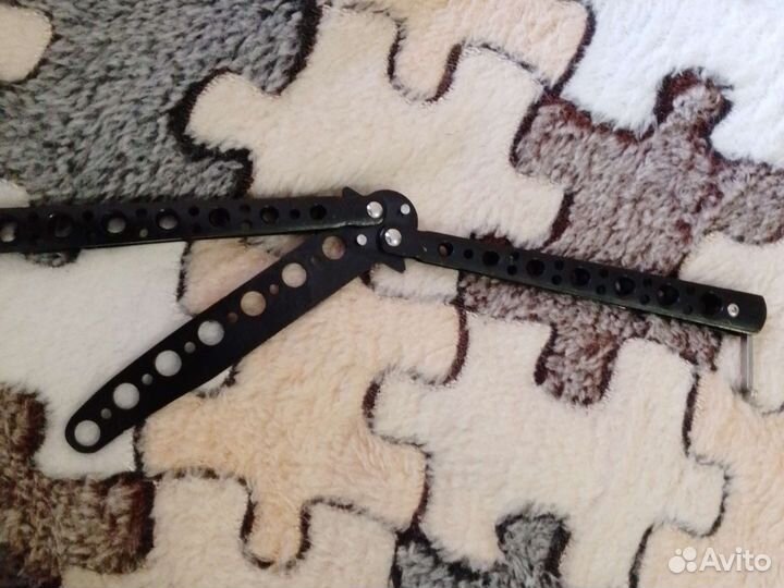 Нож бабочка игрушечный железный