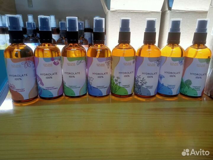 Натуральные гидролаты и эфирные масла