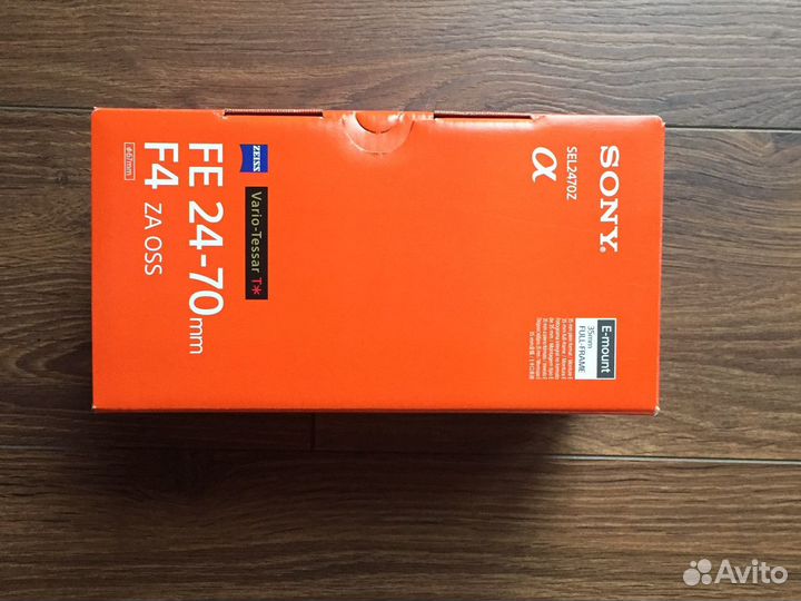 Sony Carl Zeiss Vario-Tessar T* 24-70mm f/4 ZA OSS