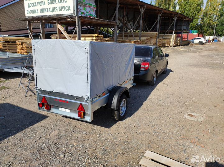 Прицеп 00.002 с тентом 108 см. Для животноводства