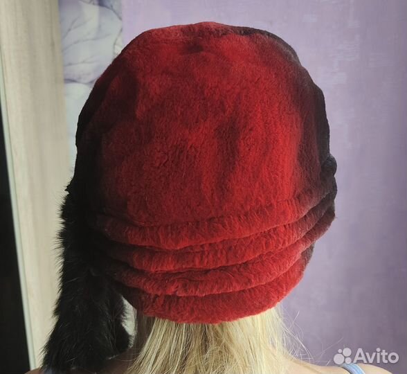 Шапка норковая женская