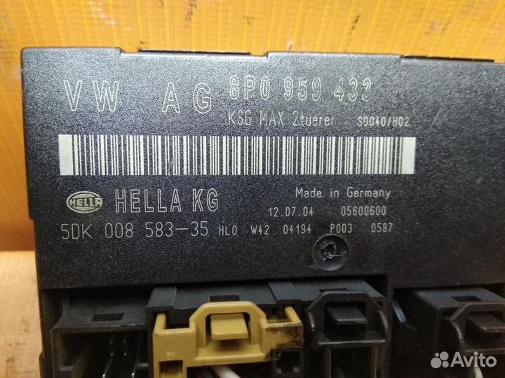 Блок комфорта Audi A3 (8PA) (2004-2013)