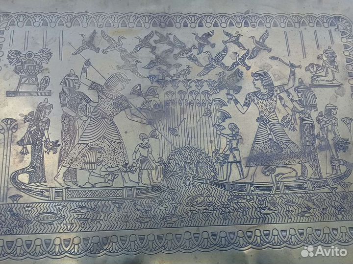 Бронзовый поднос 60 - 70е года