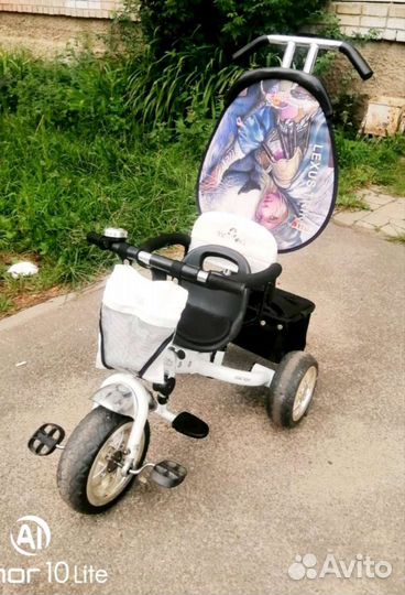 Велосипед детский с ручкой