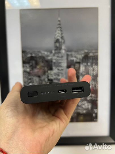 Повербанк xiaomi 10000 с беспроводной зарядкой