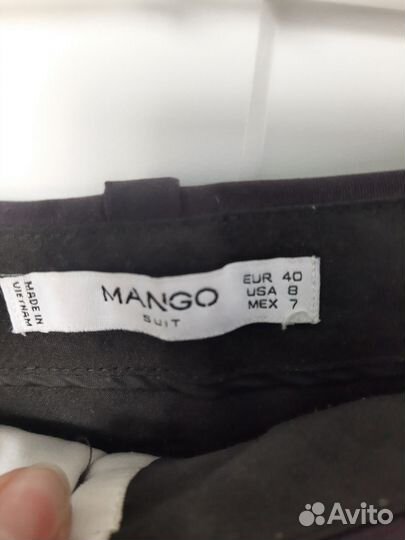 Брюки женские р.40(46-48) Mango. Темно -лиловые