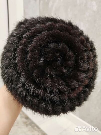 Шапка норковая женская