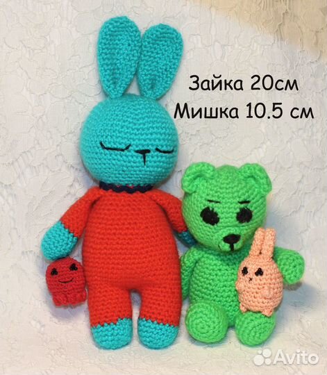 Вязаные игрушки ручной работы