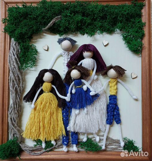Кукла макраме