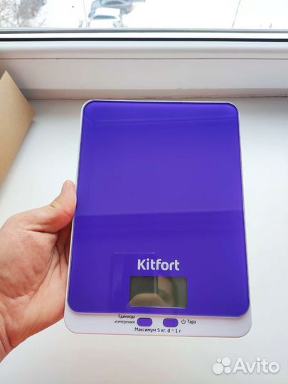Кухонные весы Kitfort кт-803-6 Фиолетовый Новый