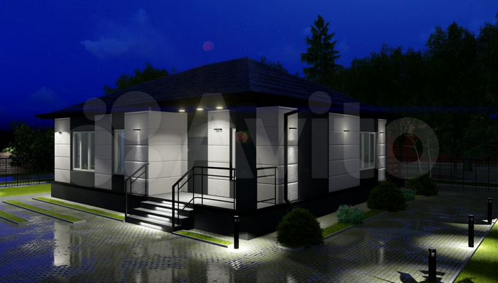 Коттедж 114,2 м² на участке 6 сот.