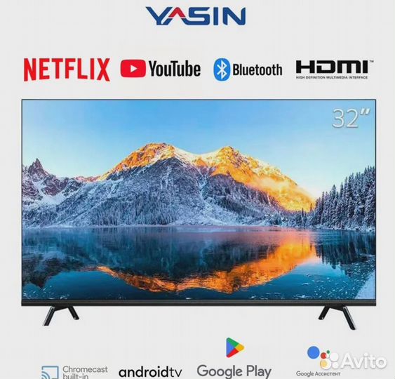 Телевизор smart tv 32.43 диагональ новые
