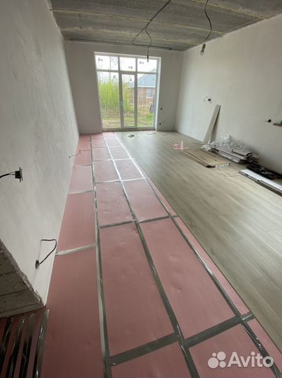 Укладка ламината, кварц винила, настил Линолуема