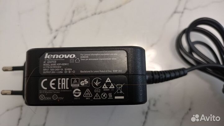 Блок питания для ноутбука lenovo ADP-45DW C