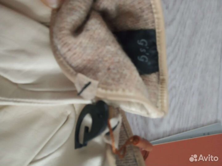 Перчатки кожаные укороченные