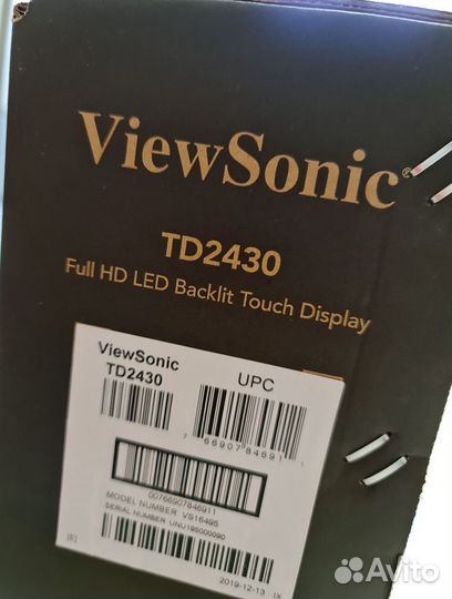 Сенсорный монитор 24 дюйма