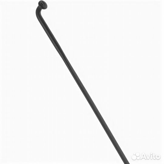 Спица 268 мм x 14G с ниппелем (12 мм) стальная чер