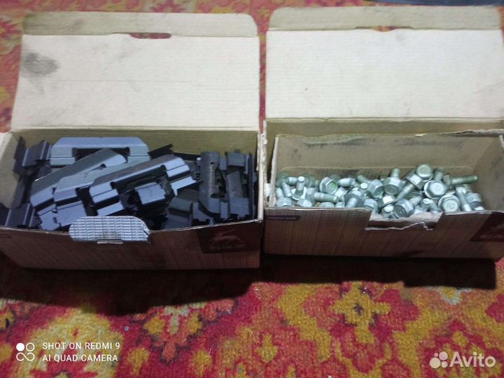 Скобки и болты тормозов газель некст