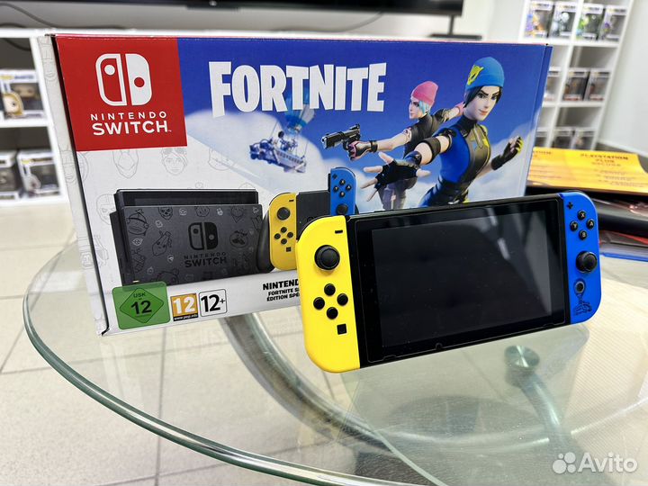 Nintendo switch fortnite прошитый + карта 128 гб