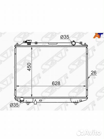 Радиатор Mazda BT50, Ford Ranger 1999-2006