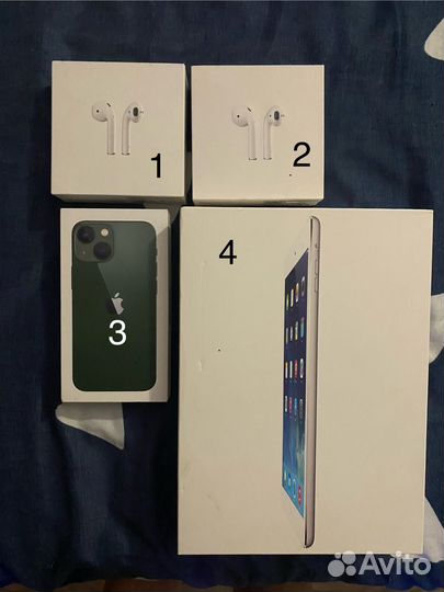 Коробки от техники apple