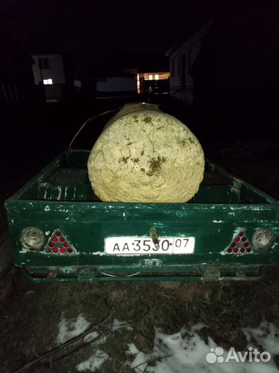 Прицеп с бочкой кваса