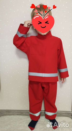 Костюм пожарного. Новогодний косюм